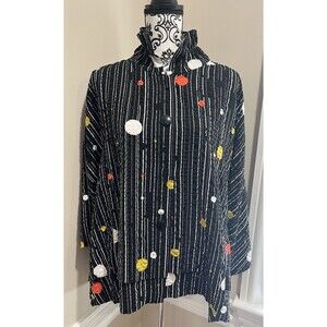 NWT MOONLIGHT Y&S Fashion Design Blouse Womens S Art To Wear Lagenlook USA